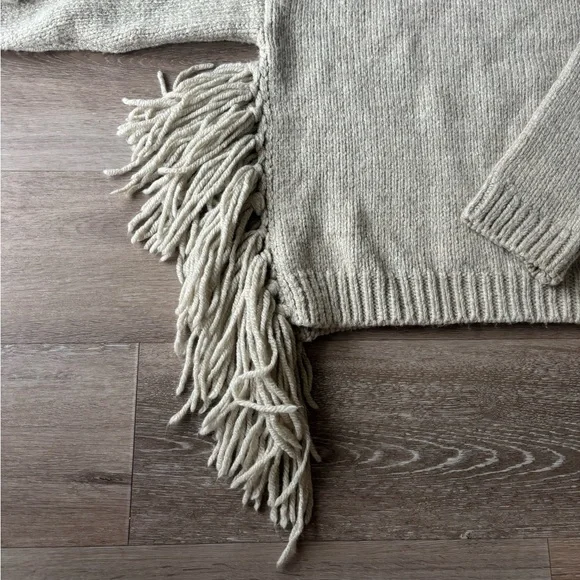 Zara Fringe Detail Sweater - Picture 3 of 6